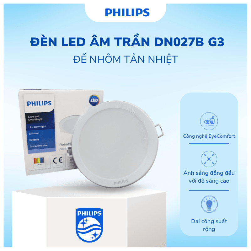 Đèn Âm Trần Philips DN027B G3