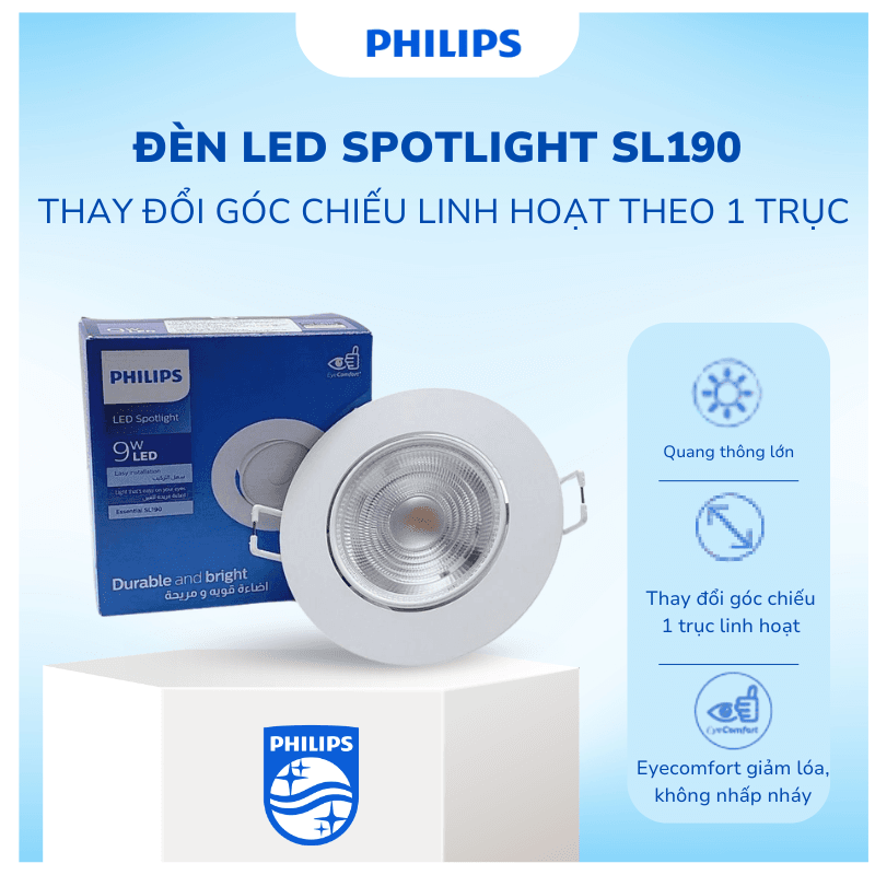 Đèn Âm Trần Philips Spotlight SL190