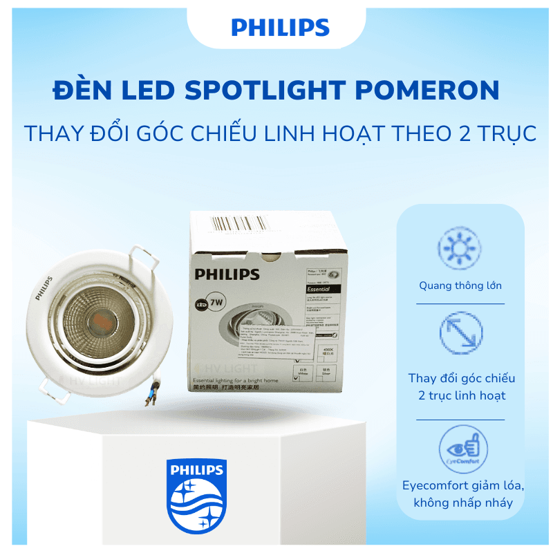 Đèn Âm Trần Philips Spotlight Pomeron
