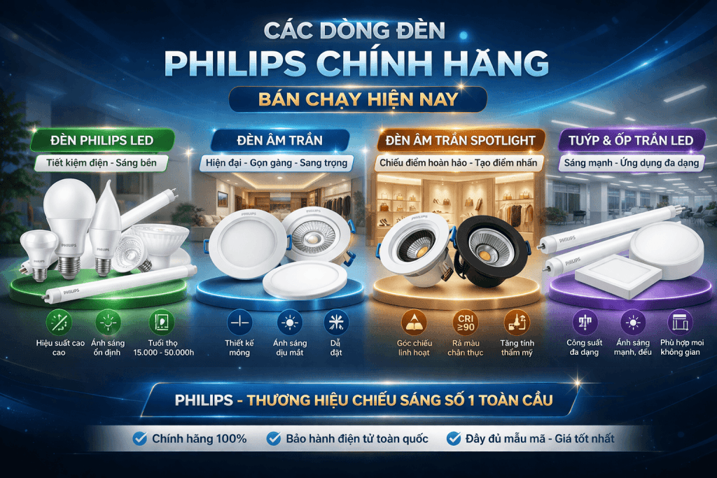 Đèn philips chính hãng
