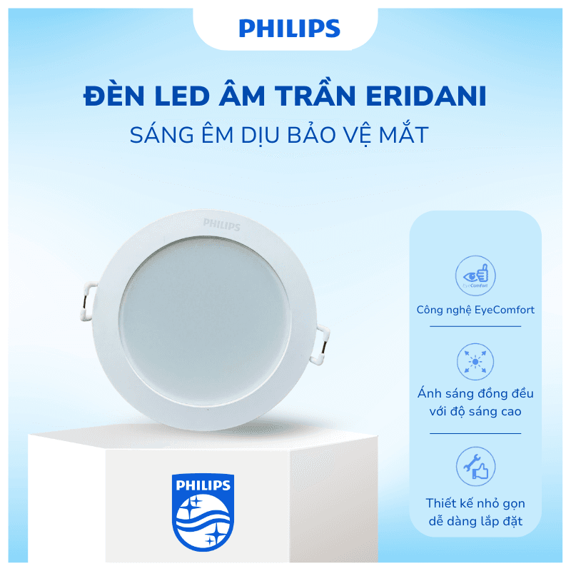 Đèn âm trần Philips Eridani