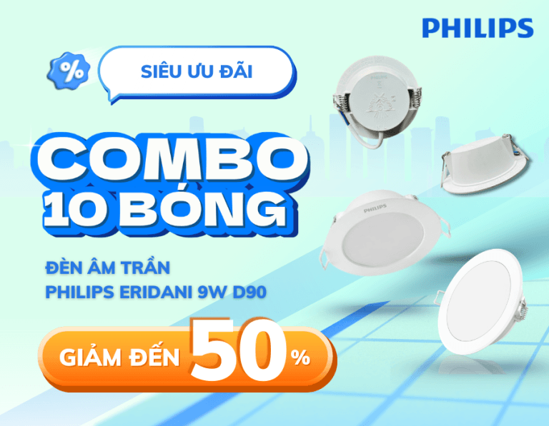 đèn philips âm trần