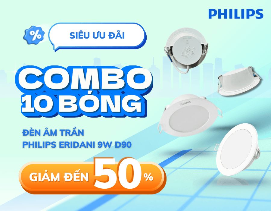 đèn philips âm trần