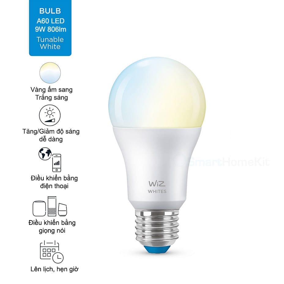 Bóng bulb thông minh 3 màu